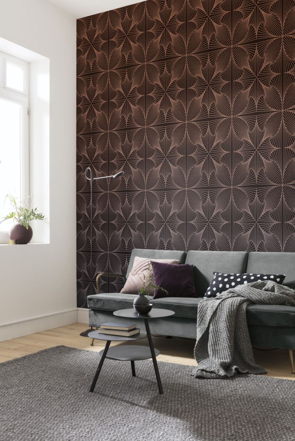 Sanders & Sanders fotobehang energie rood en paars - 300 x 280 cm - 612006