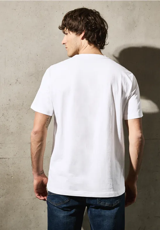 T-Shirt mit Muschel-Print