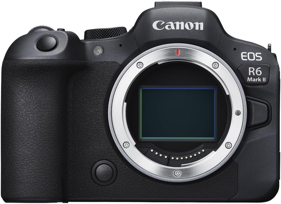 Canon EOS R6 Mark II Mirrorless Camera (Body Only)  Full-Frame Camera  24.2 Megapixel CMOS Sensor  Photo and Video Capabilities  Black