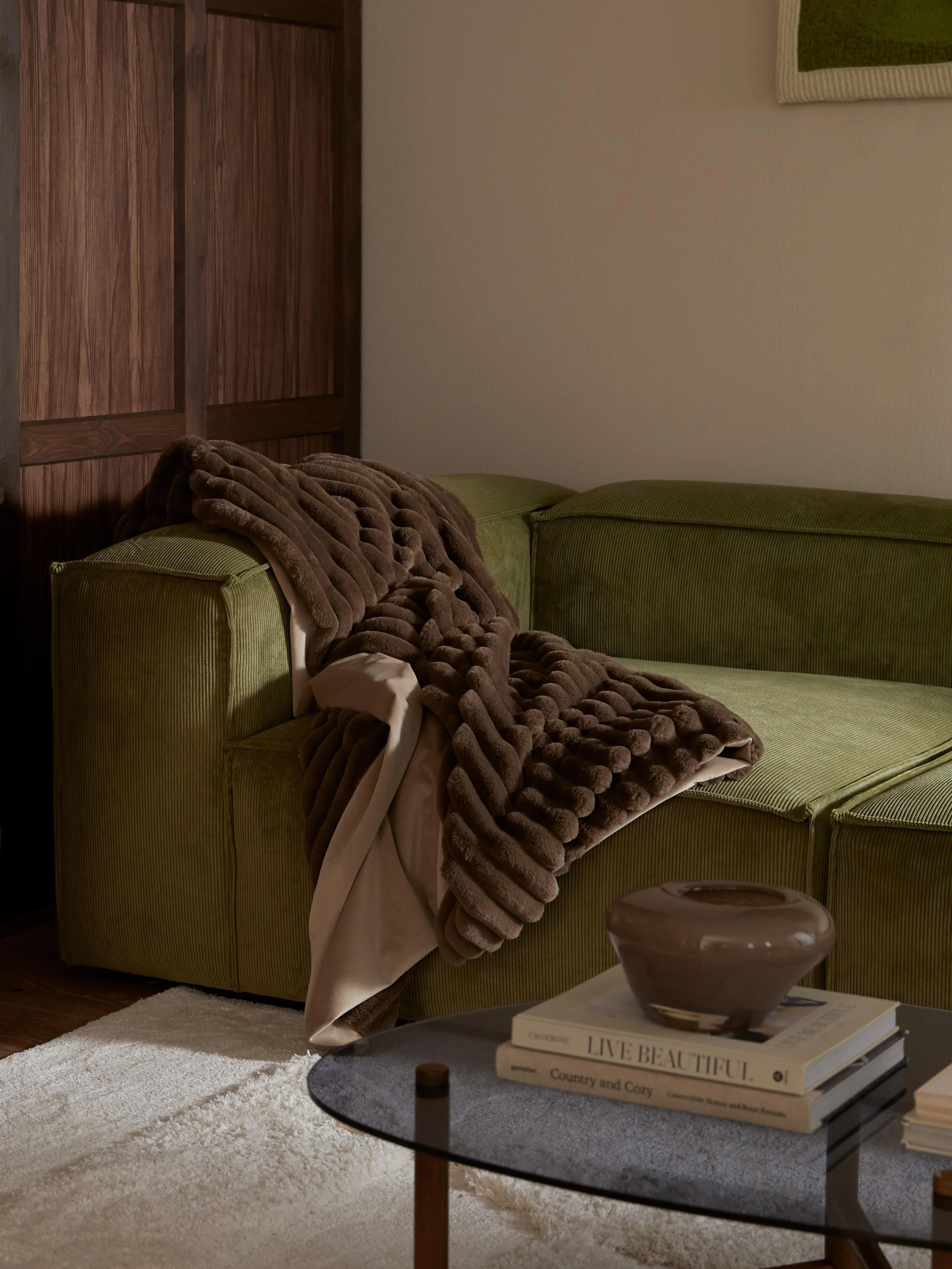 Kuscheldecke Lovey aus Kunstfell