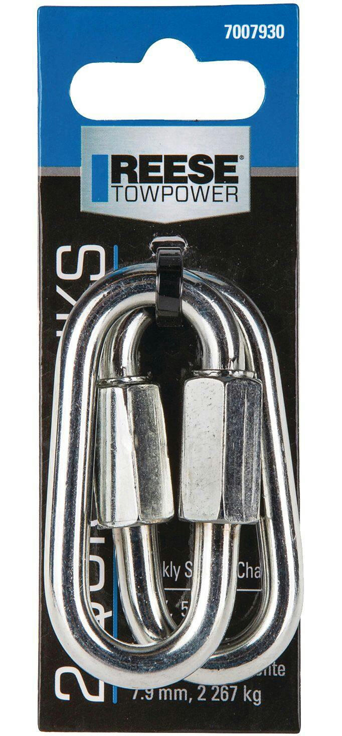 REESE Towpower Safety Chain Quick Links, 5/16-in