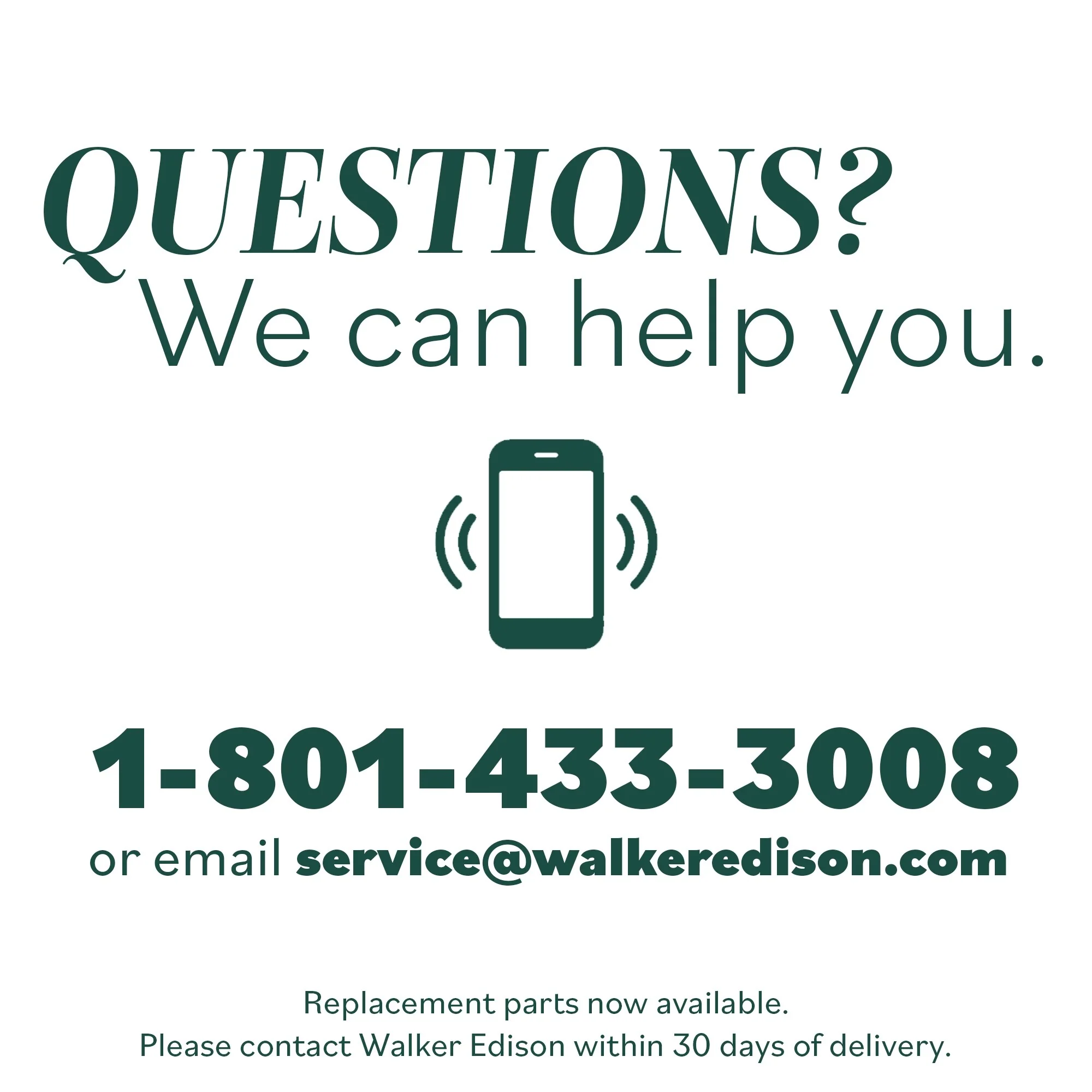 Walker Edison Modern Farmhouse Upholstered Linen Large Ottoman