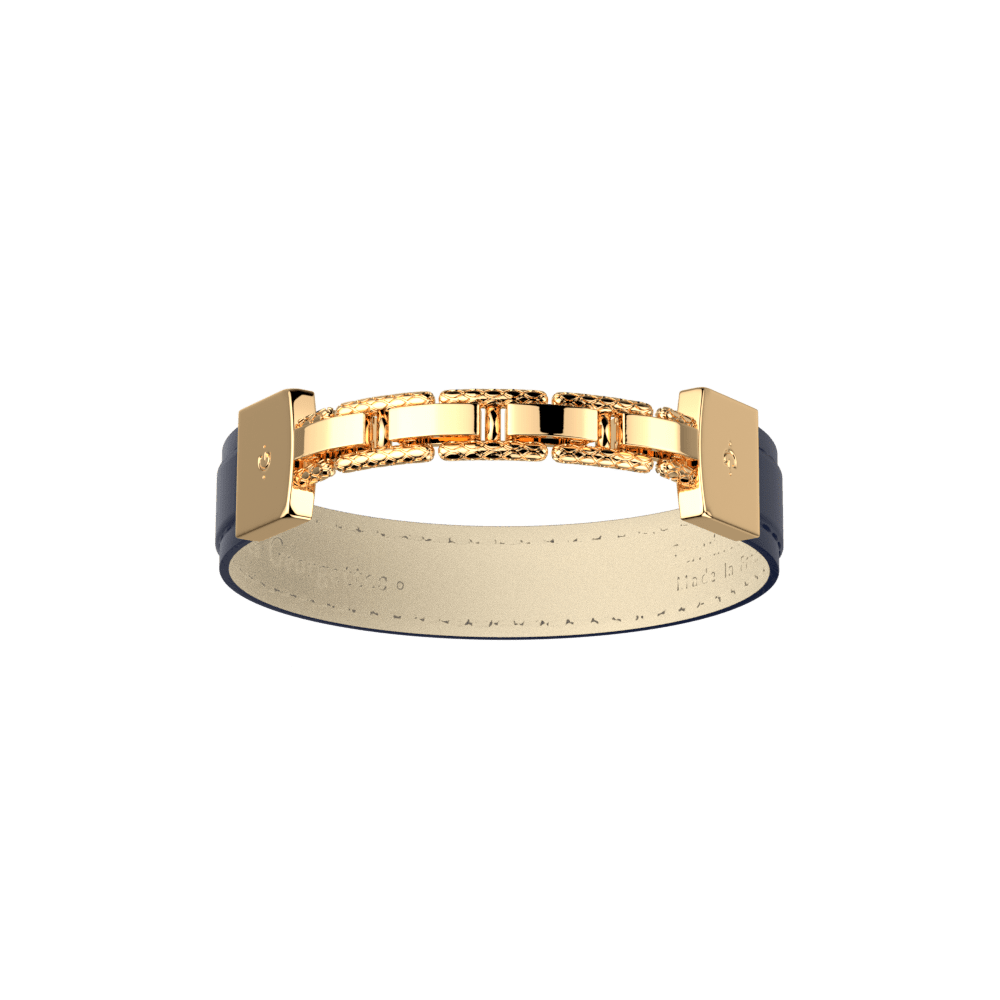 Bracelet Twist, Bleu Nuit