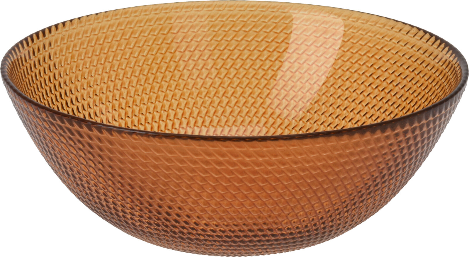 Miska szklana bursztynowa 15cm