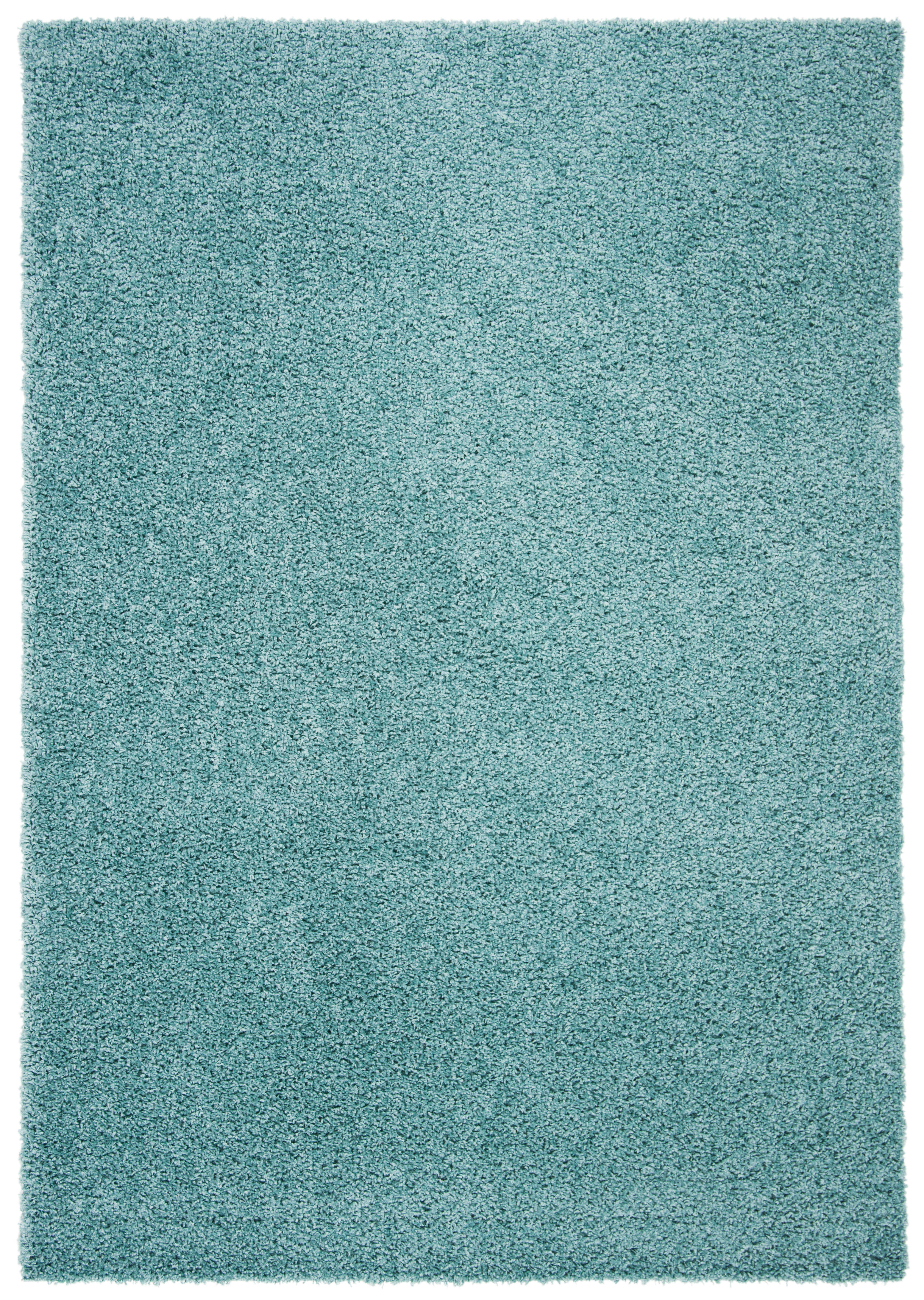 PRIMO SHAG - Tapis de salon interieur en turquoise, 122 x 183 cm