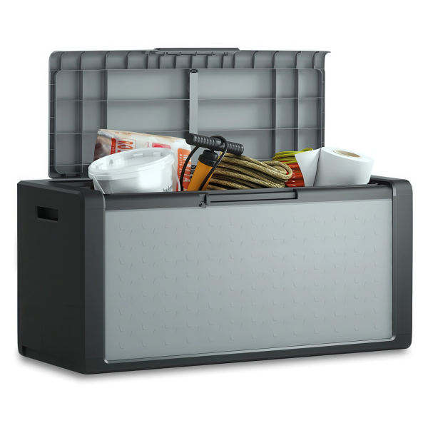 Skrzynia Ogrodowa Balkonowa 300L Keter TITAN CHEST Schowek na Balkon szara