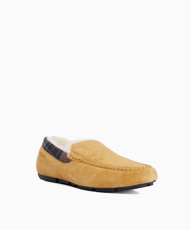Fofo Tan - Shearling Moccasin Slippers