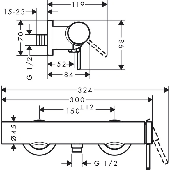 Armatur »Finoris«, Fließdruck: 10 bar