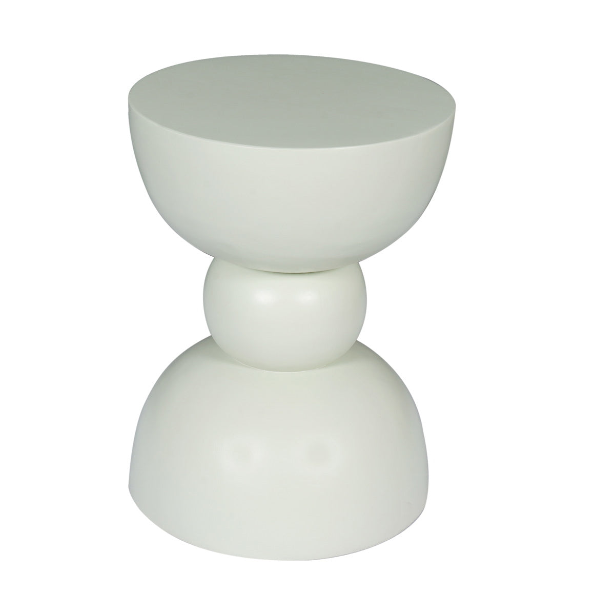 StarFurn Bijzettafel Jon - Rond Groen Hout - 30x30x40cm