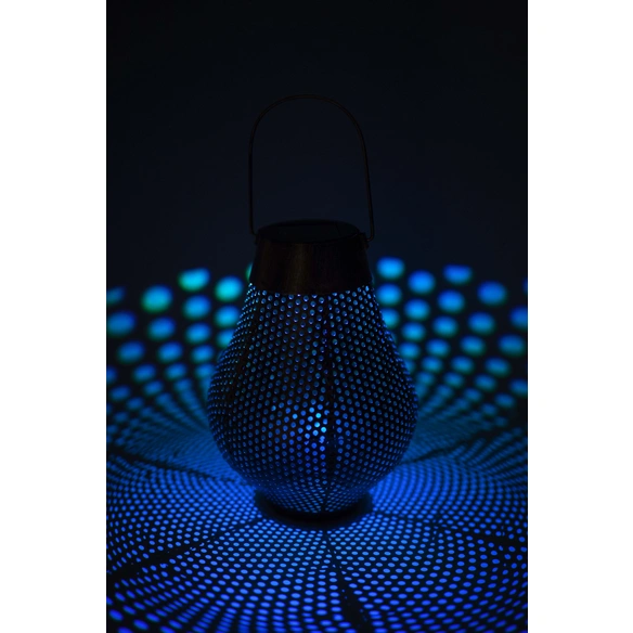LED-Solarleuchte »Lesja I«, IP44, 3000 K, RGB-Farbwechsel, kupferfarben