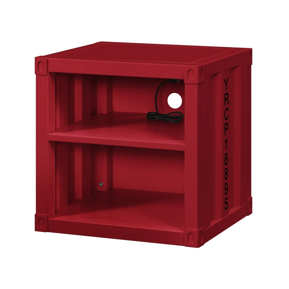 ACME Cargo Nightstand in Red