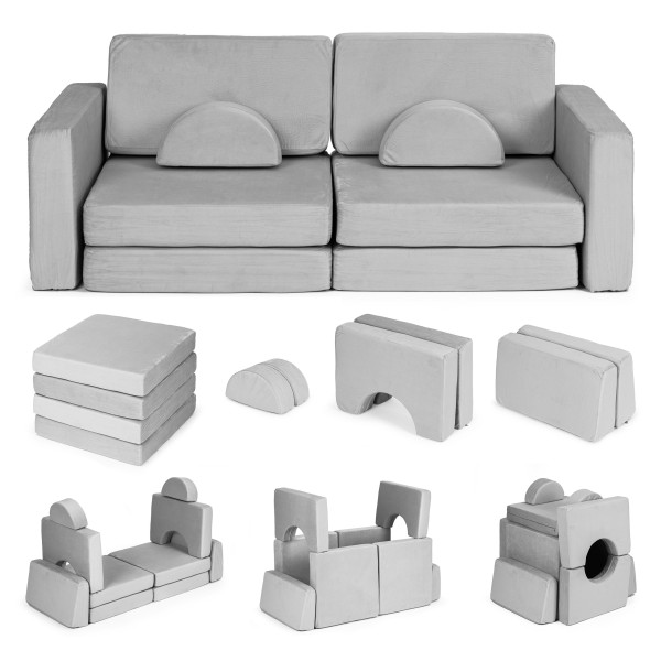 Sofa składana modułowa dla dzieci duża 2 osobowa DIY