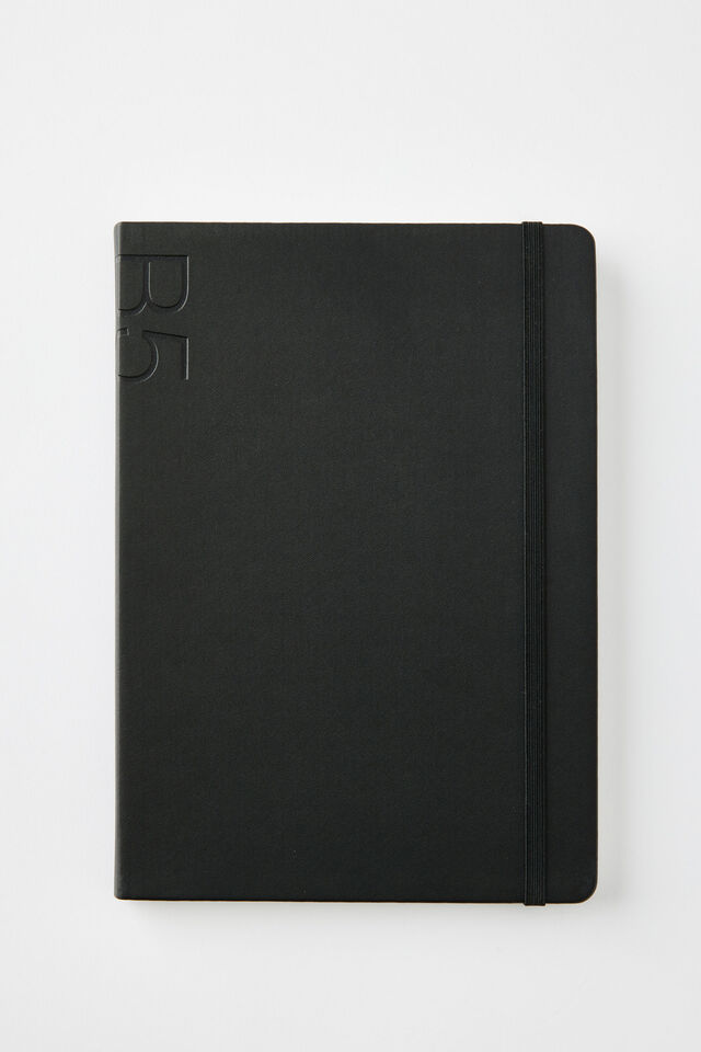 B5 Hard Lined Notetaker Notebook
