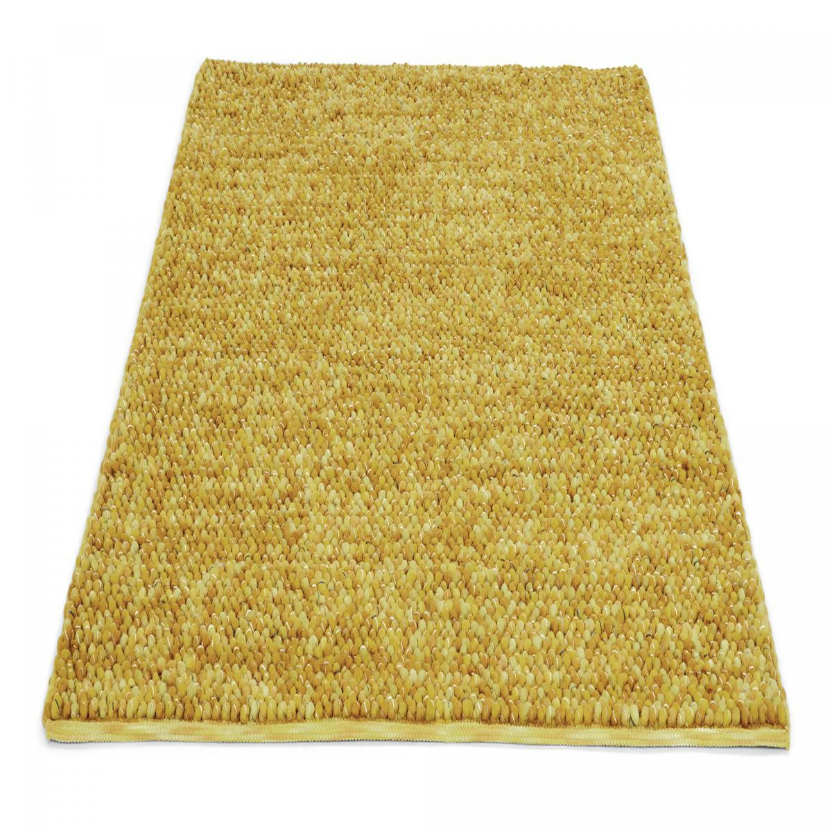 COBLE BOULE BCA 1A2T - Tapis salon jaune 140x200