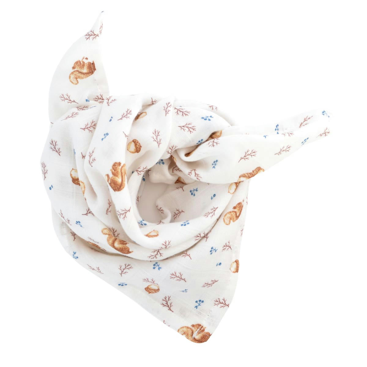 AUTOMNE - Lot de 3 langes coton bio 60x60 cm