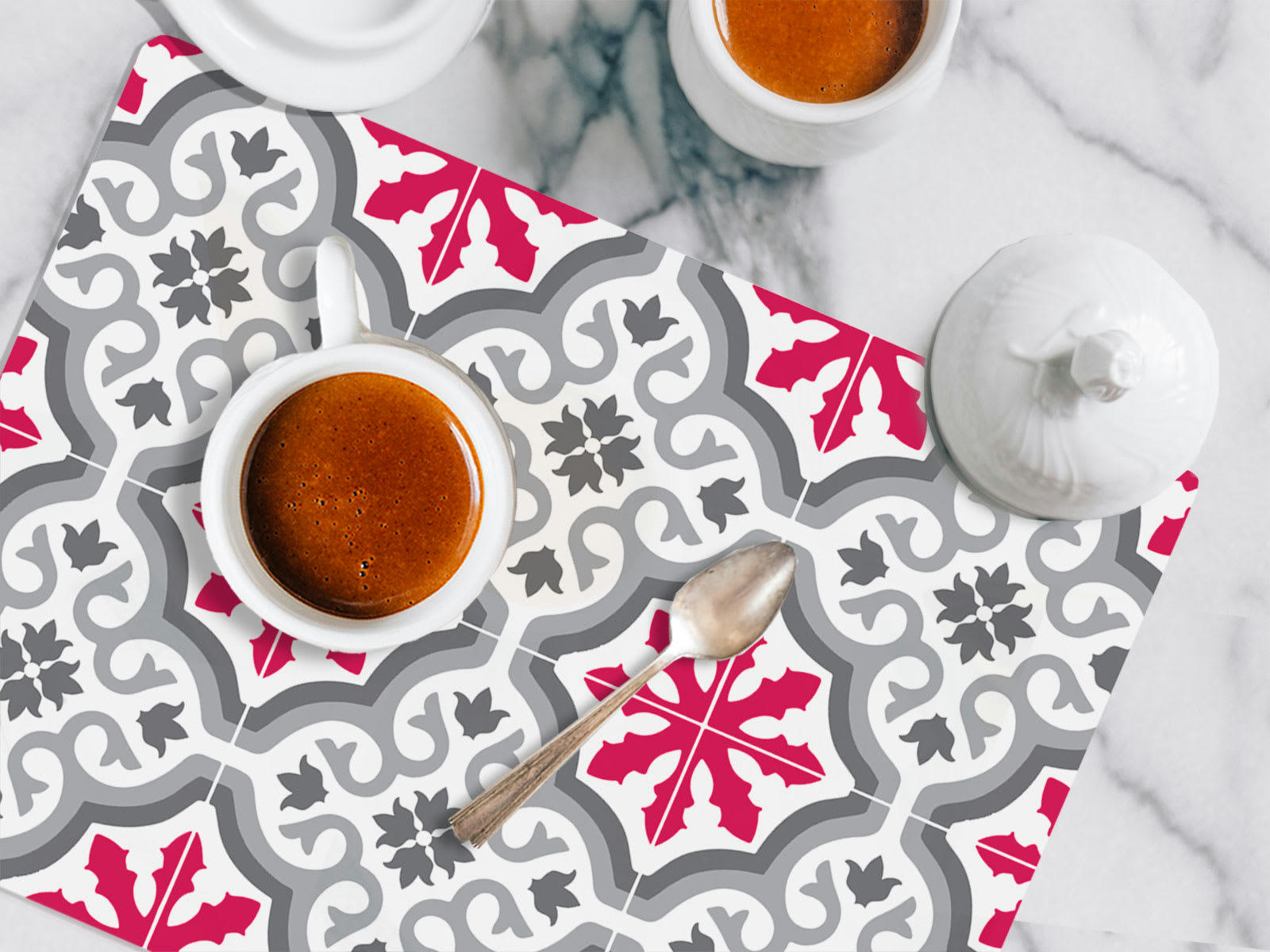 - Set de table trianon magenta 36x48cm