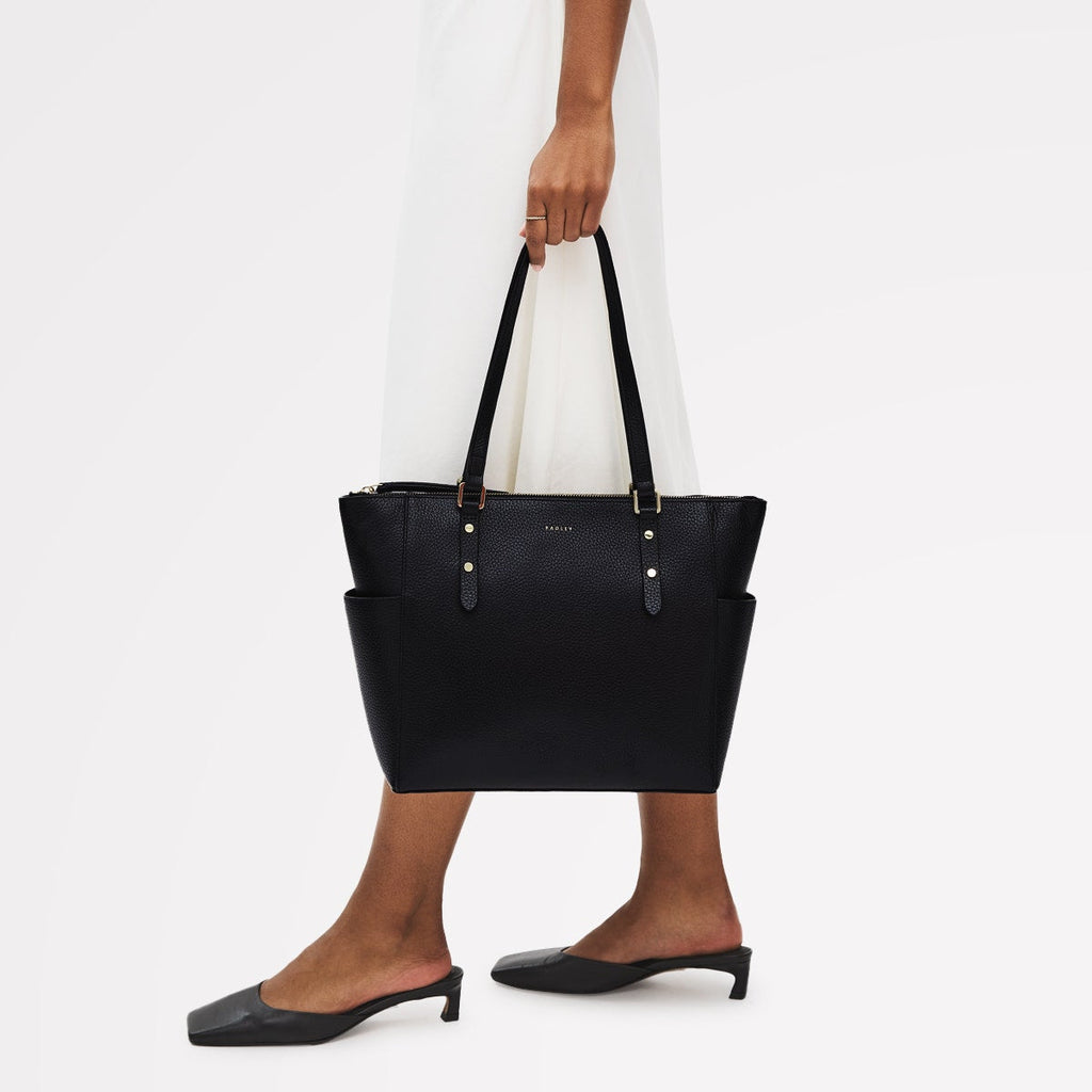 Silk Street - Large Ziptop Shoulder Bag