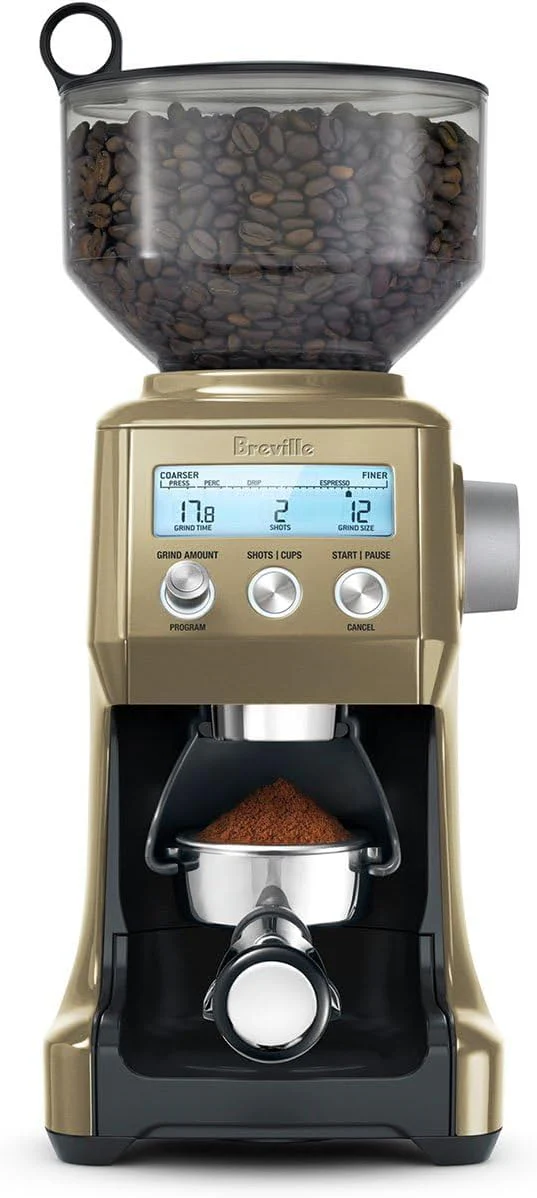 Smart Grinder Pro Brushed Stainless Steel(Red/Small)