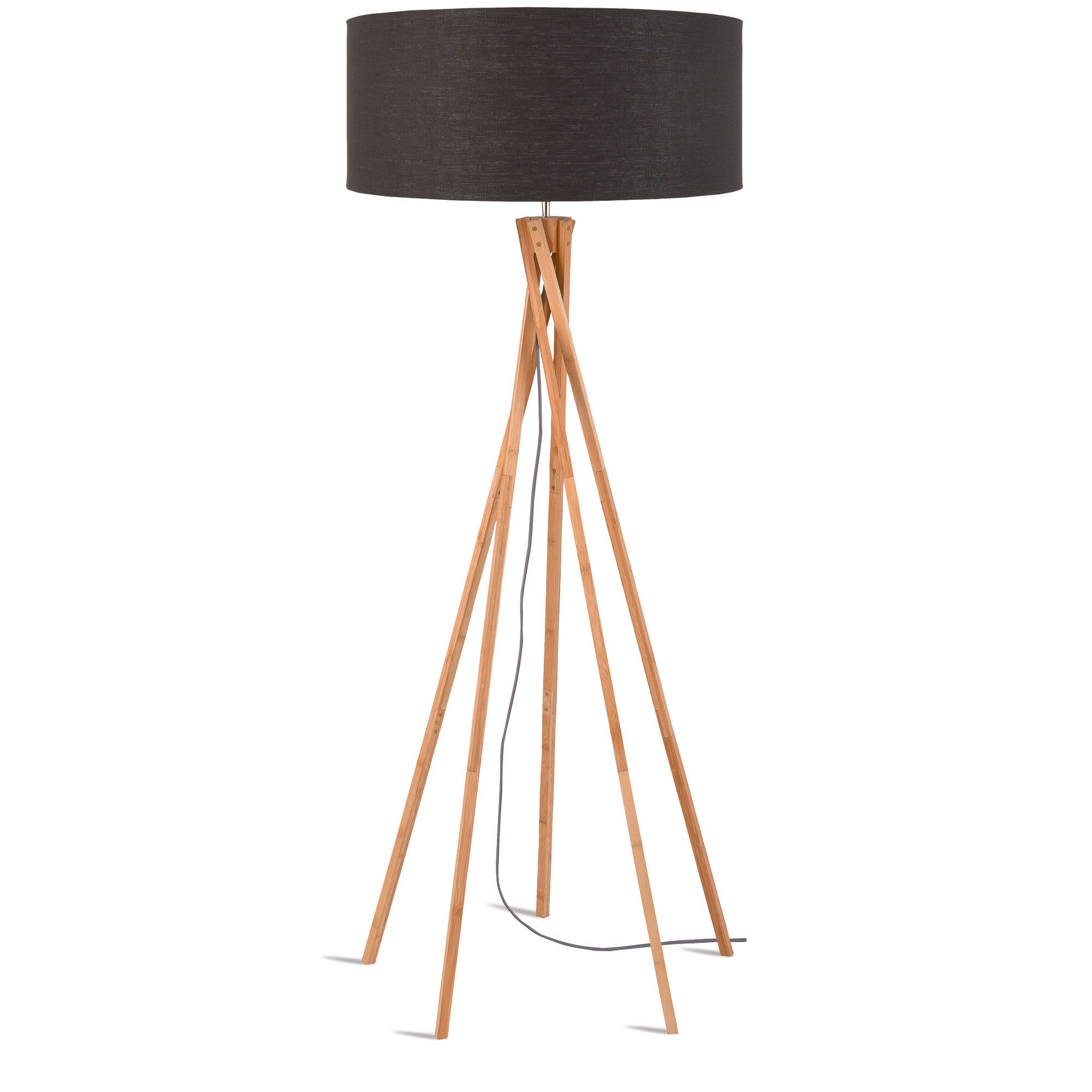 GOOD&MOJO vloerlamp Kilimanjaro - grijs - Ø60cm