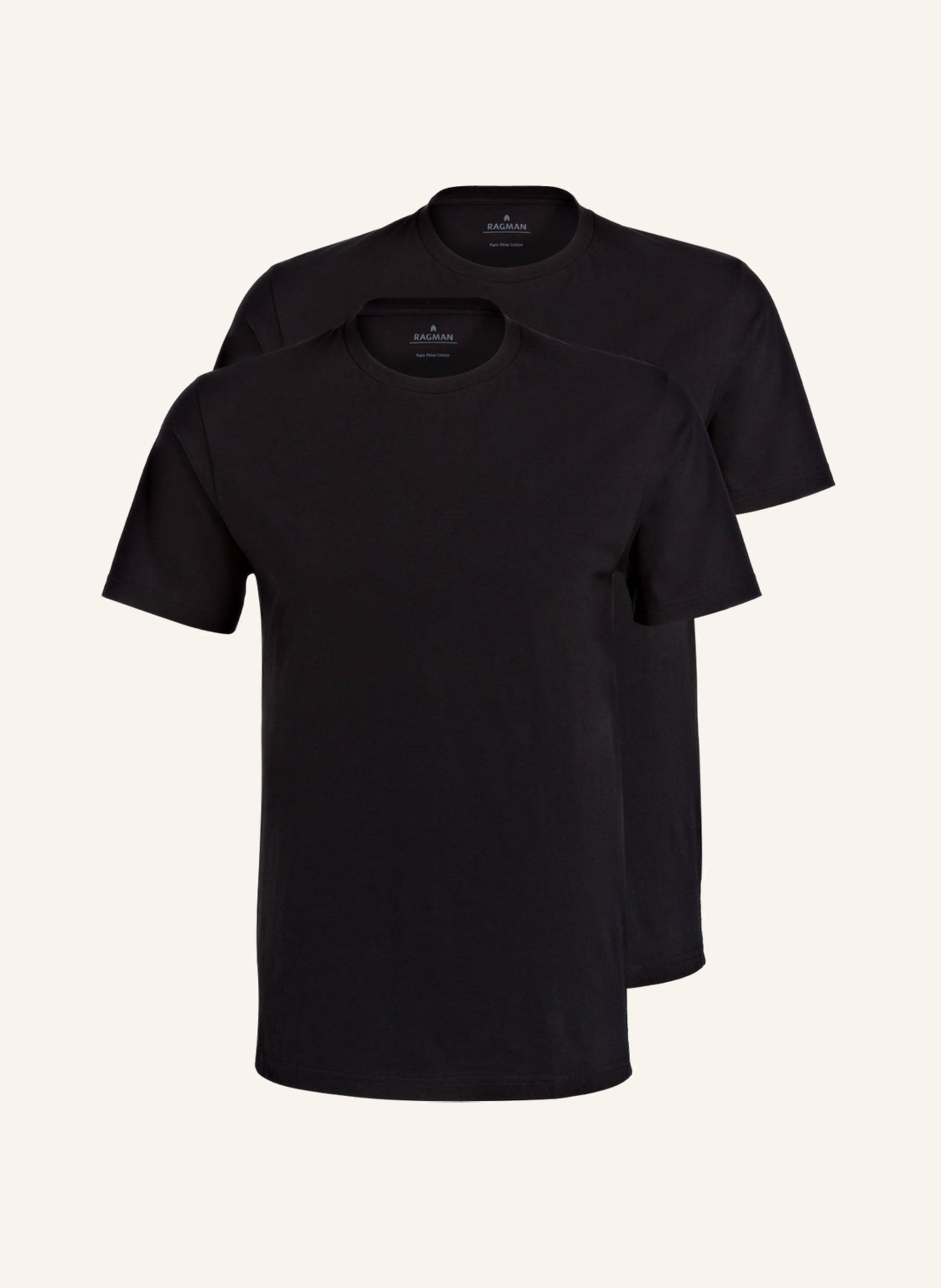 RAGMAN 2er-Pack T-Shirts