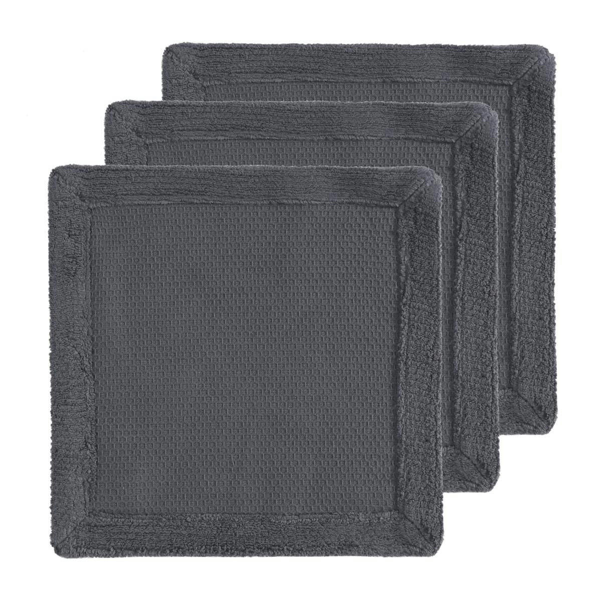 CAP FERRET - 3 carrés invité double face  Ardoise 30x30 cm