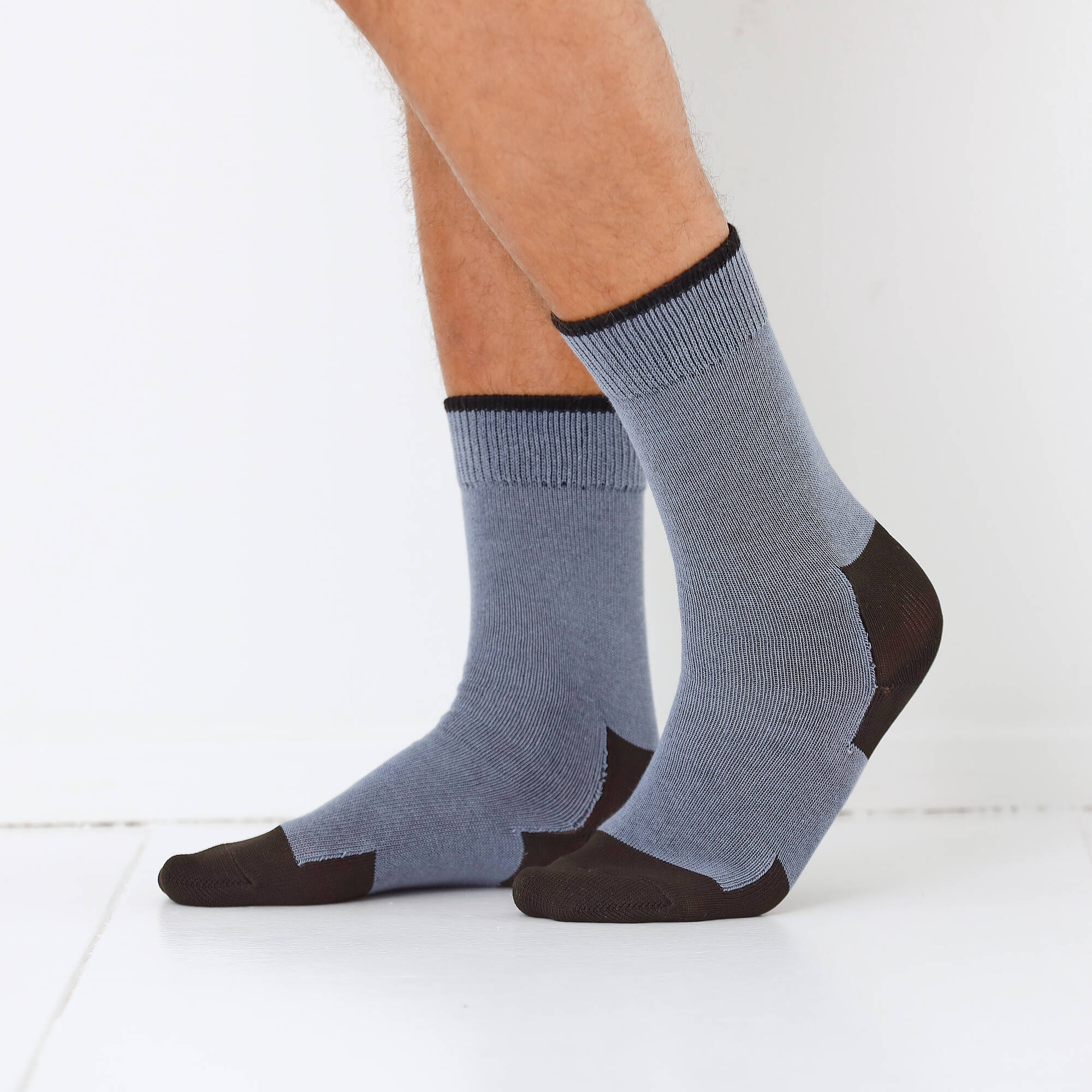 Mi-chaussettes de sécurité - lot de 2 paires