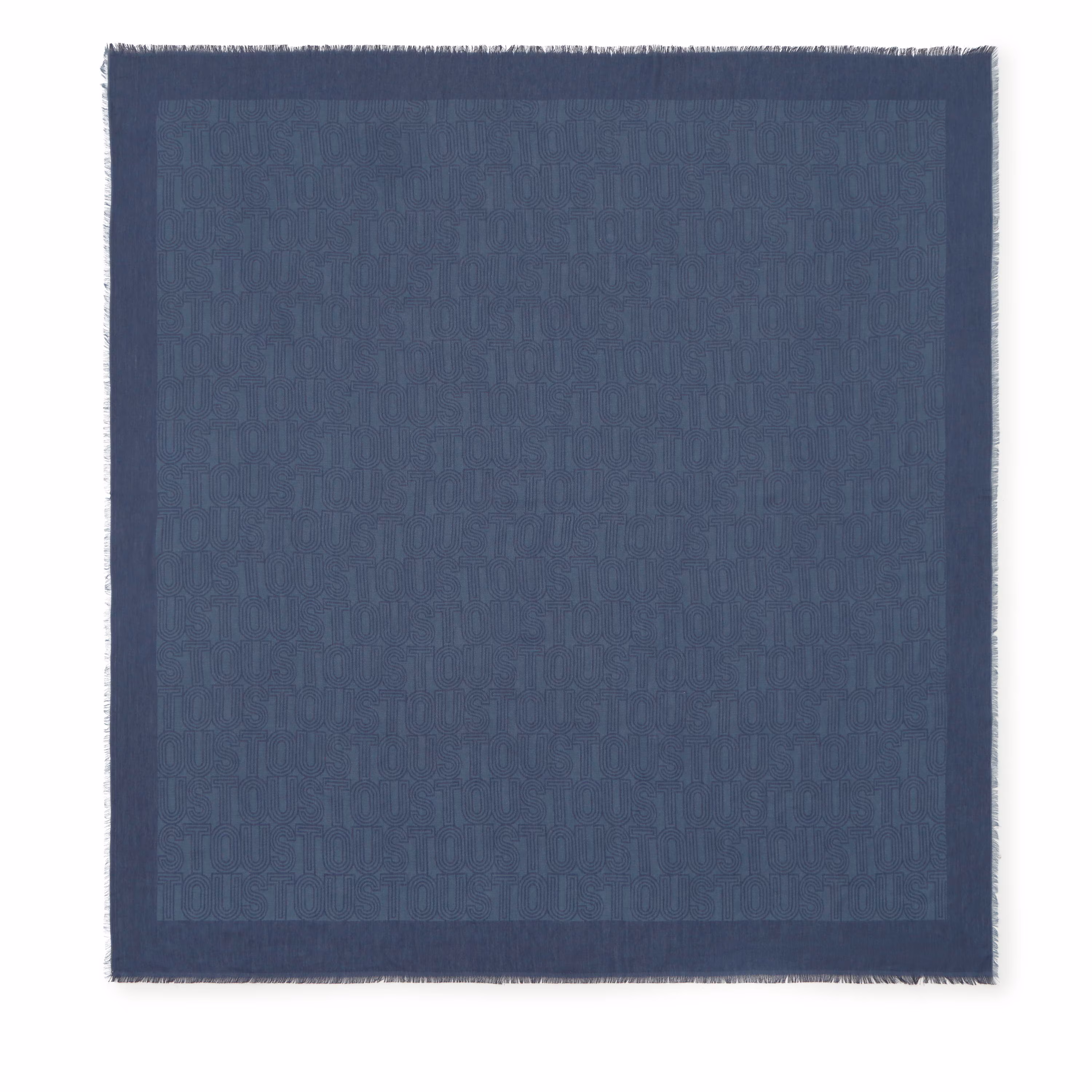 Pañuelo TOUS Silhouette Jacquard azul marino