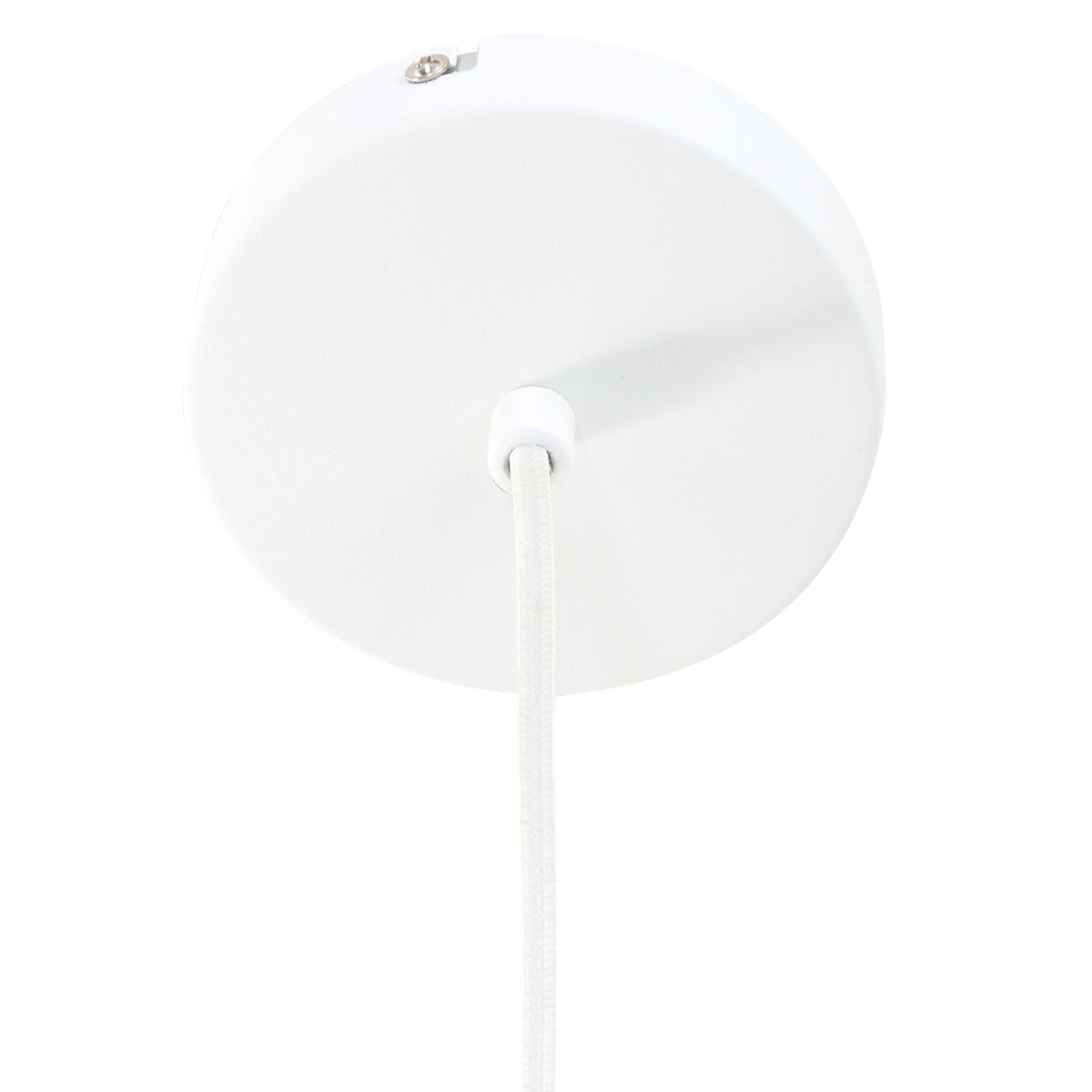Mexlite - hanglamp - Bjorr - wit - hout metaal - Ø 33cm - E27 - 7730W