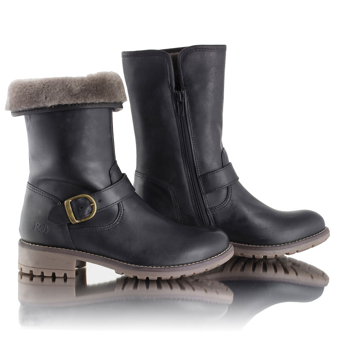 Russell & Bromley PELAGE Sheepskin Lined Boot