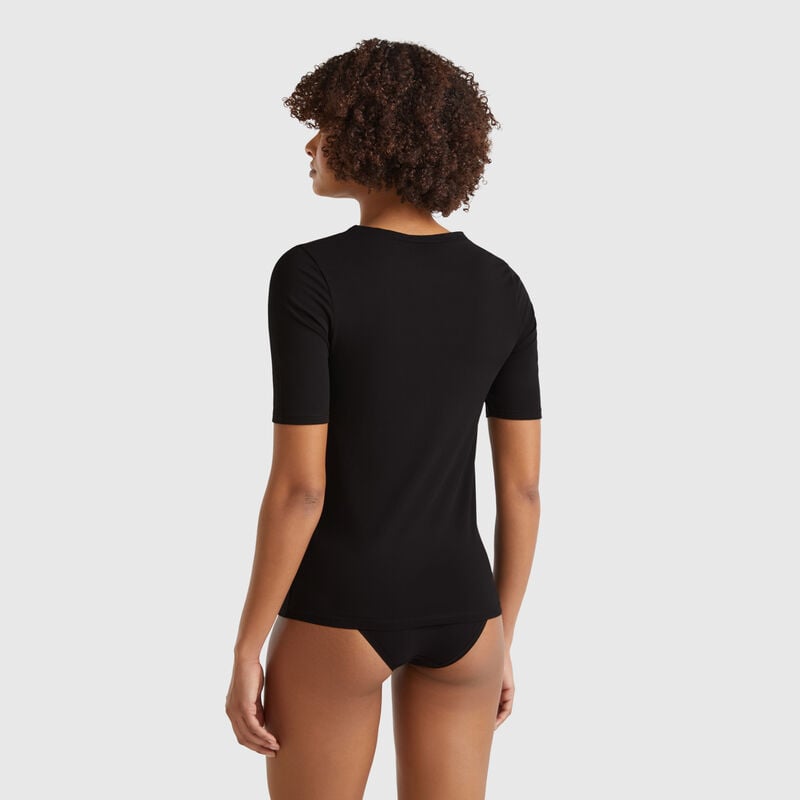 Super stretch cotton t-shirt