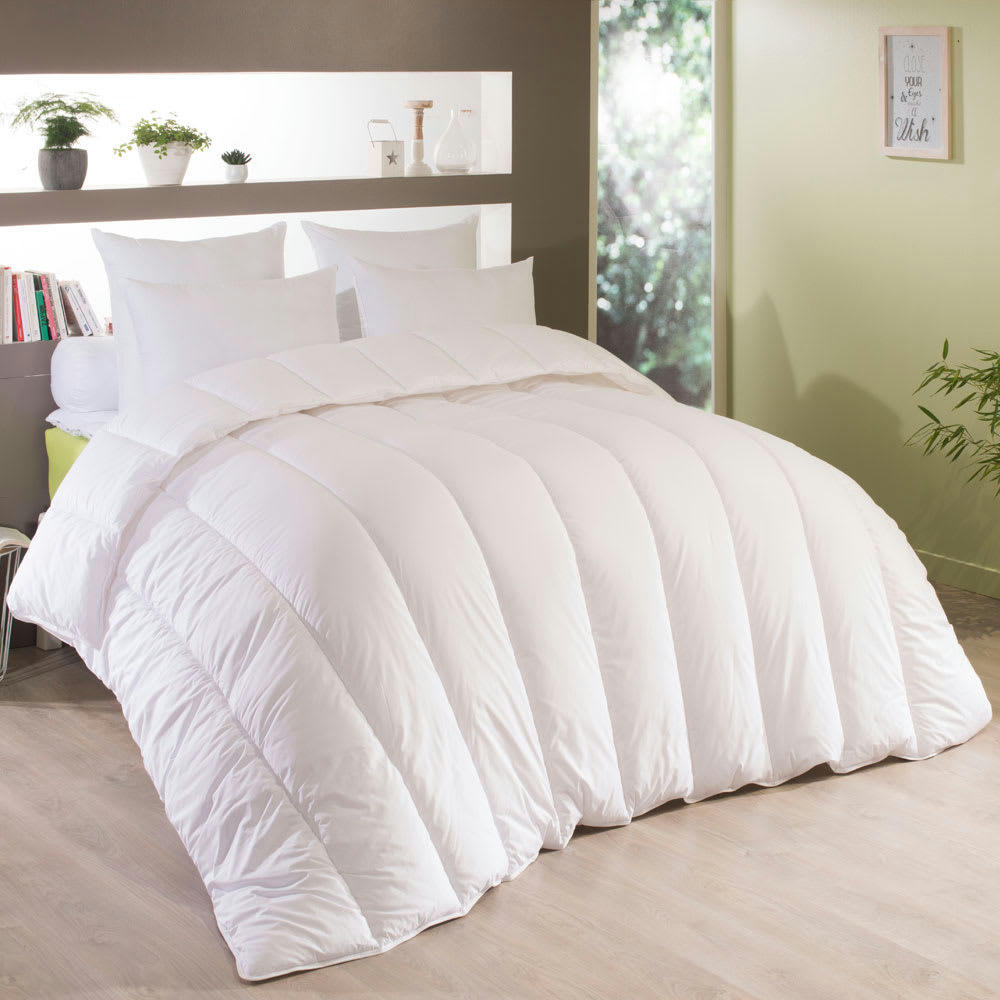- Couette Enveloppe Coton BIO Eco Responsable Tempérée 220x240 cm - DODO