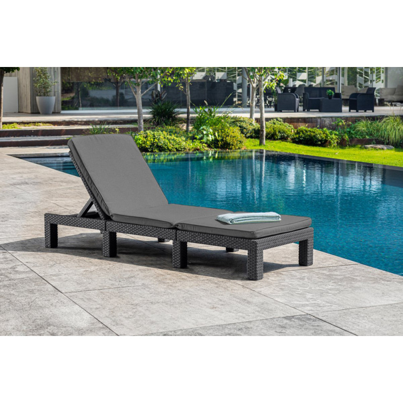 Lit de soleil Daytona Deluxe anthracite KETER