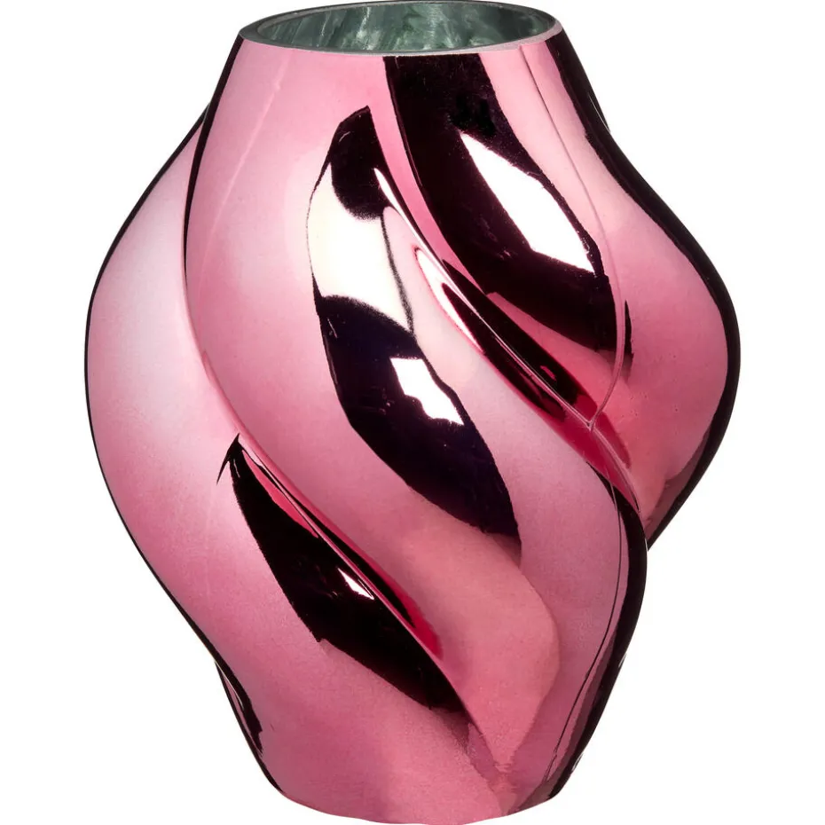Kwantum Vazen & Potten | Vaas Metallic Roze 15×20 Cm