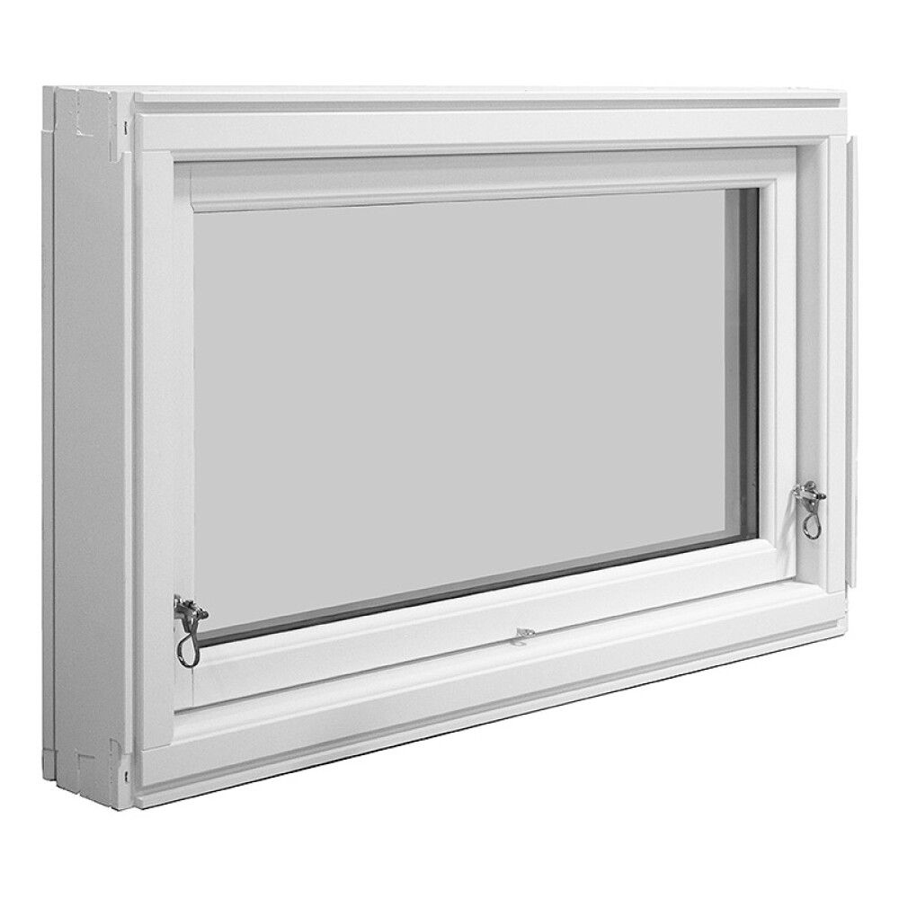 VINDU ULDAL TOPPSVING 99X59MM 2-GLASS HVIT