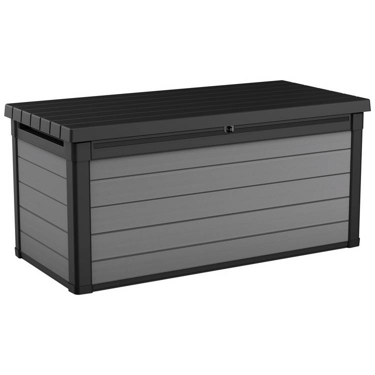 Keter Premier 570L Outdoor Garden Storage Box - Grey
