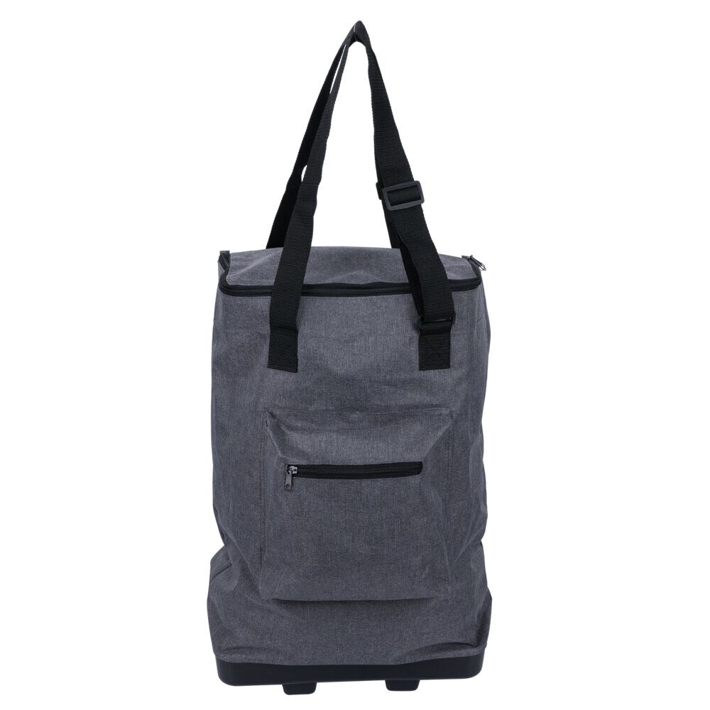 Sac de courses 30L pliable avec 2 roues - L33xl20xH92cm