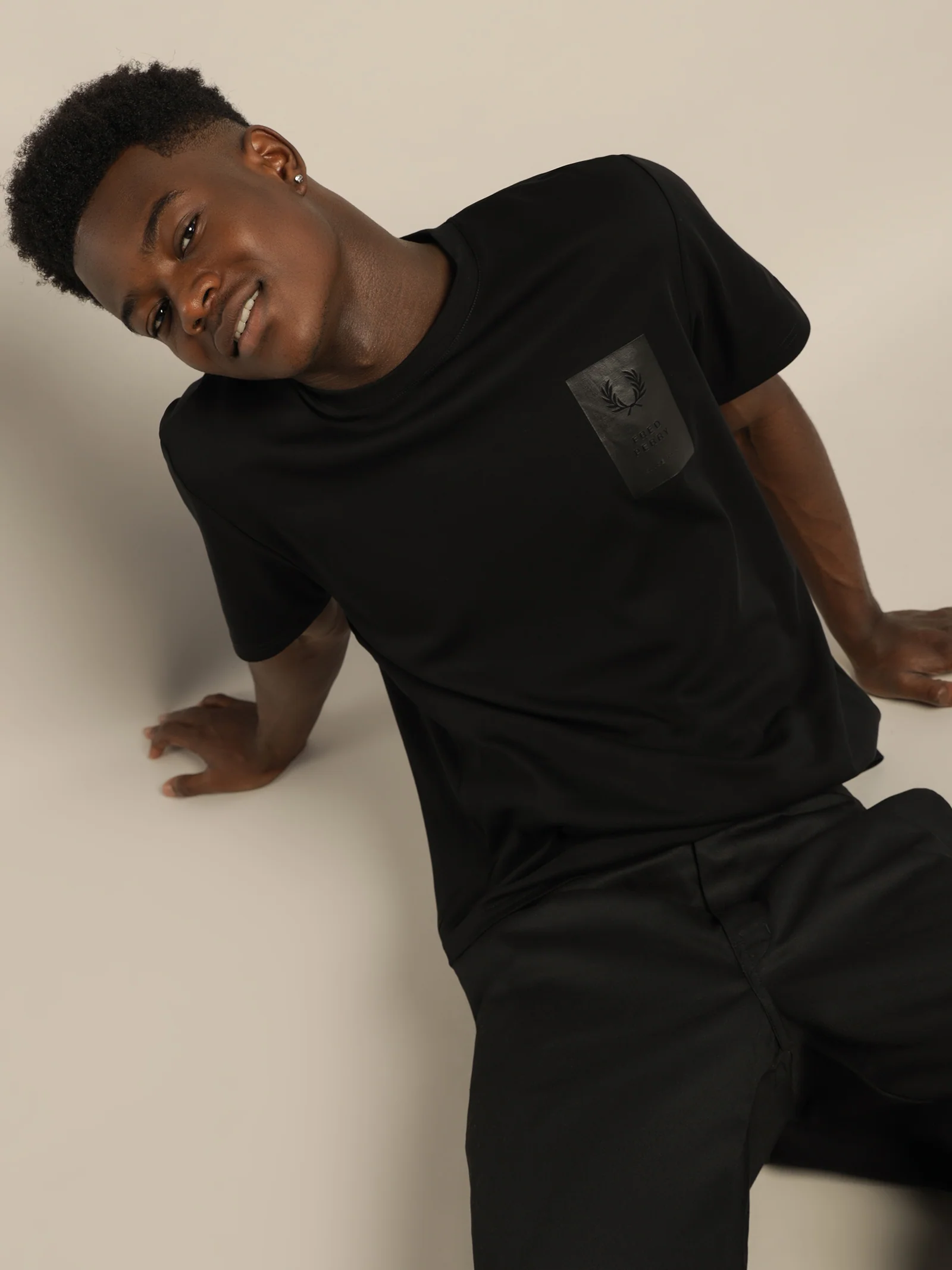 Printed Chest Patch T-Shirt
