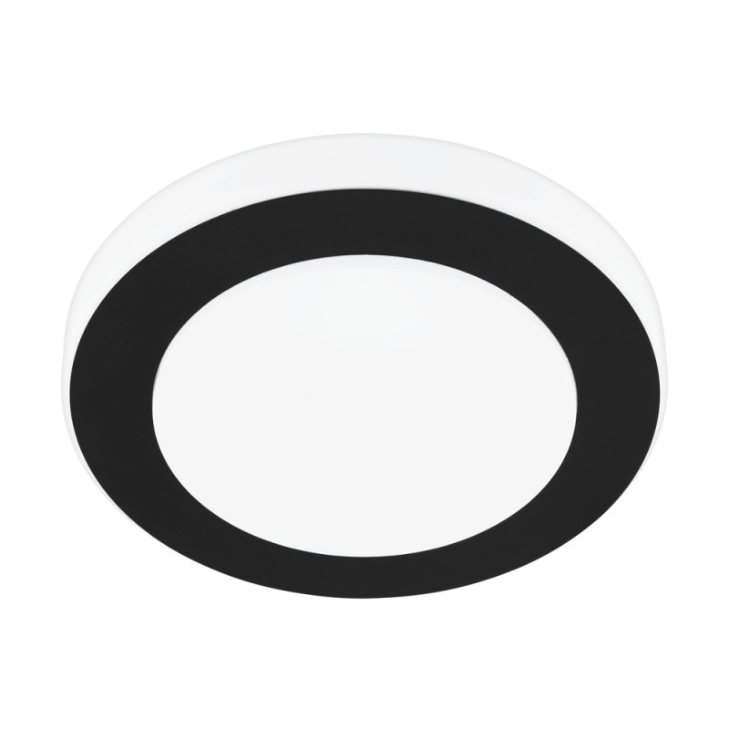Plafonnier LED Carpi noir et blanc Ø 30 cm 3 x 3,6 W EGLO