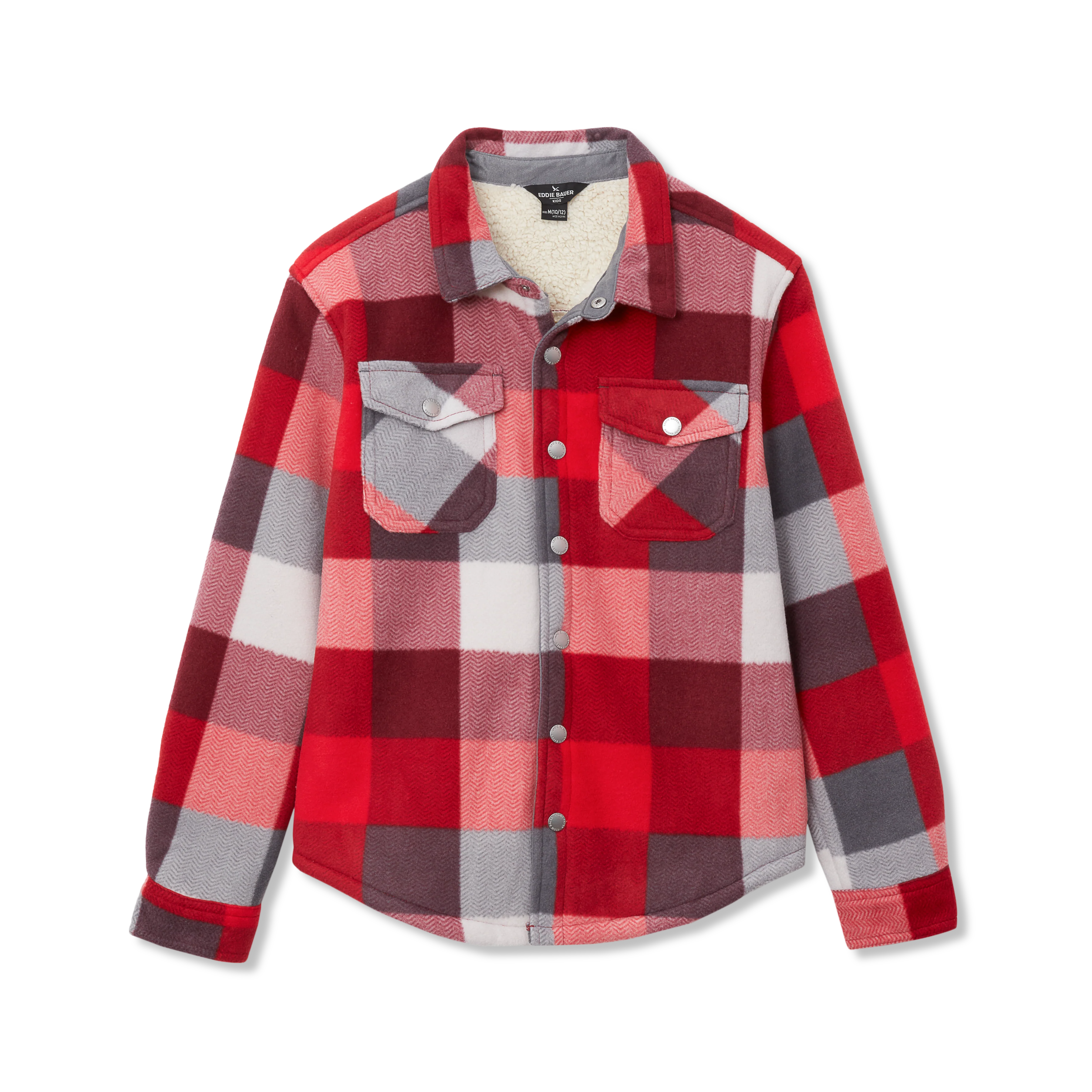 Boys Faux Shearling Shacket