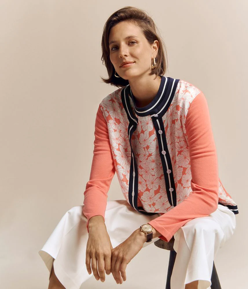 Gilet maille bi-matière GABSUS/81241/580