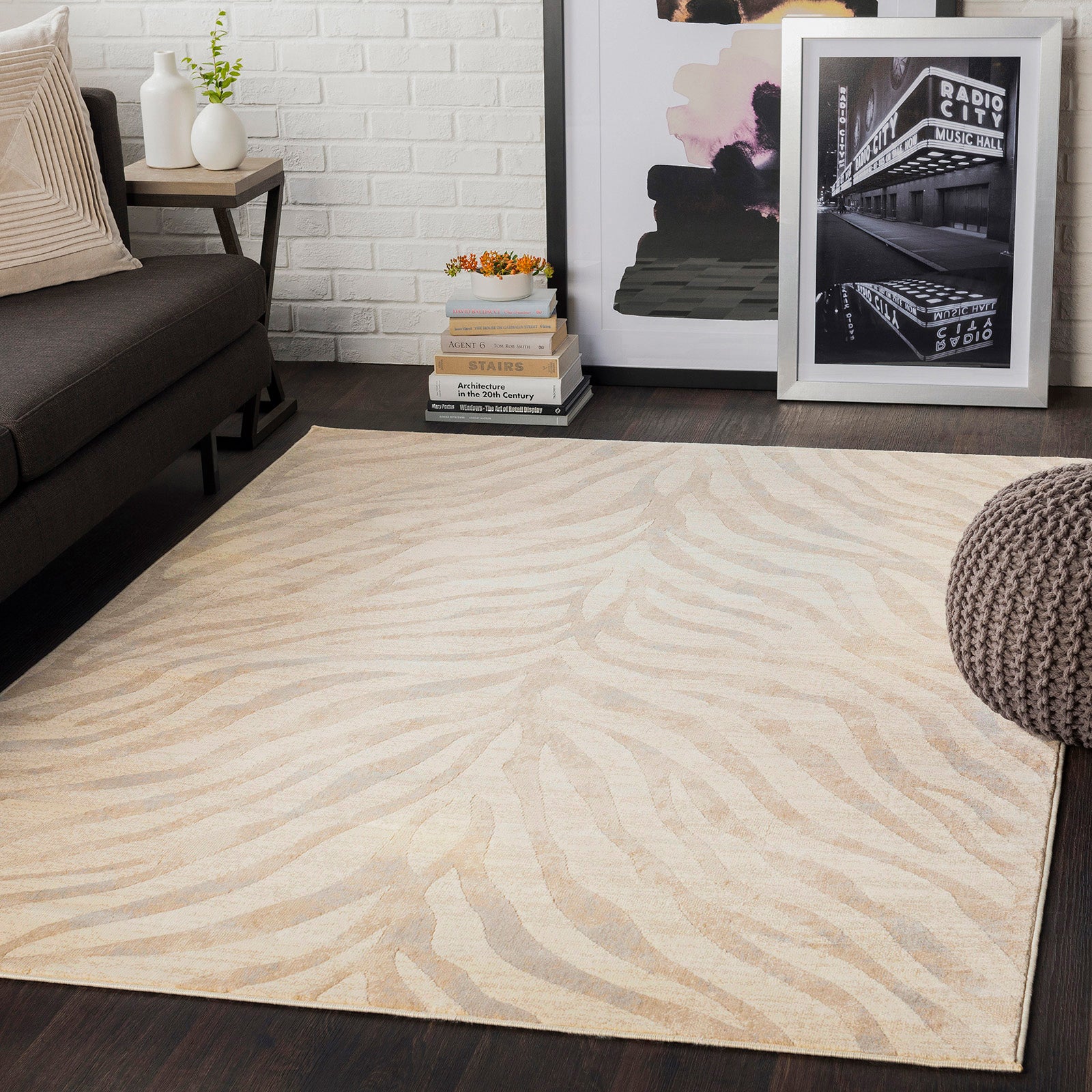 by fonQ Zarae Vloerkleed 200 x 275 cm - Zand