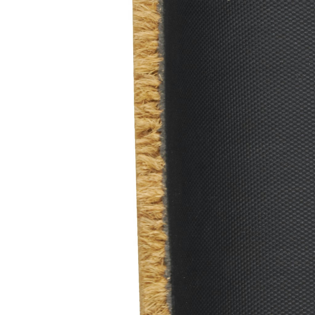 - Paillasson coco intérieur extérieur 75 x 45 cm coeurs imprimés rouges