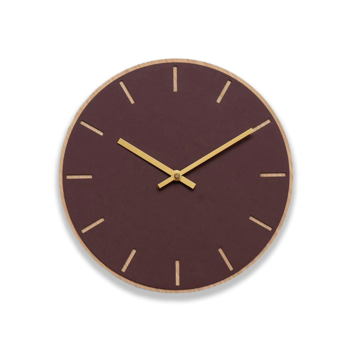 - Horloge murale en linoléum rouge D28cm