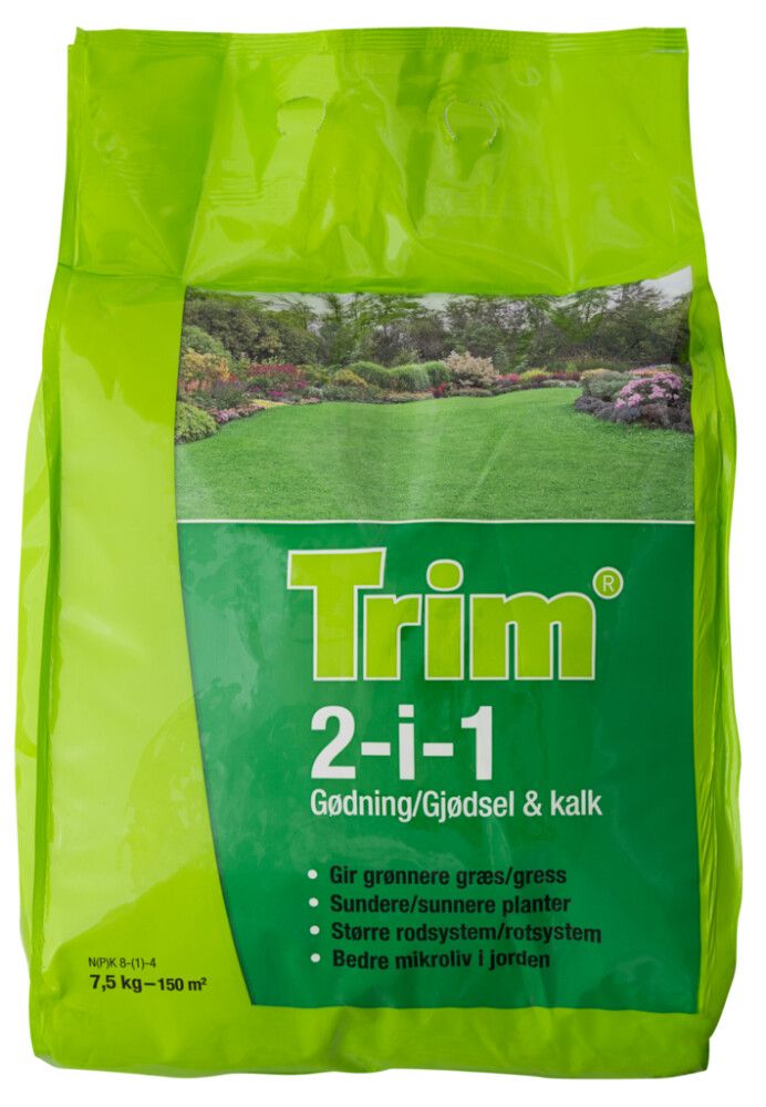 GJØDSEL&KALK TRIM PROTECT GARDEN 7,5KG