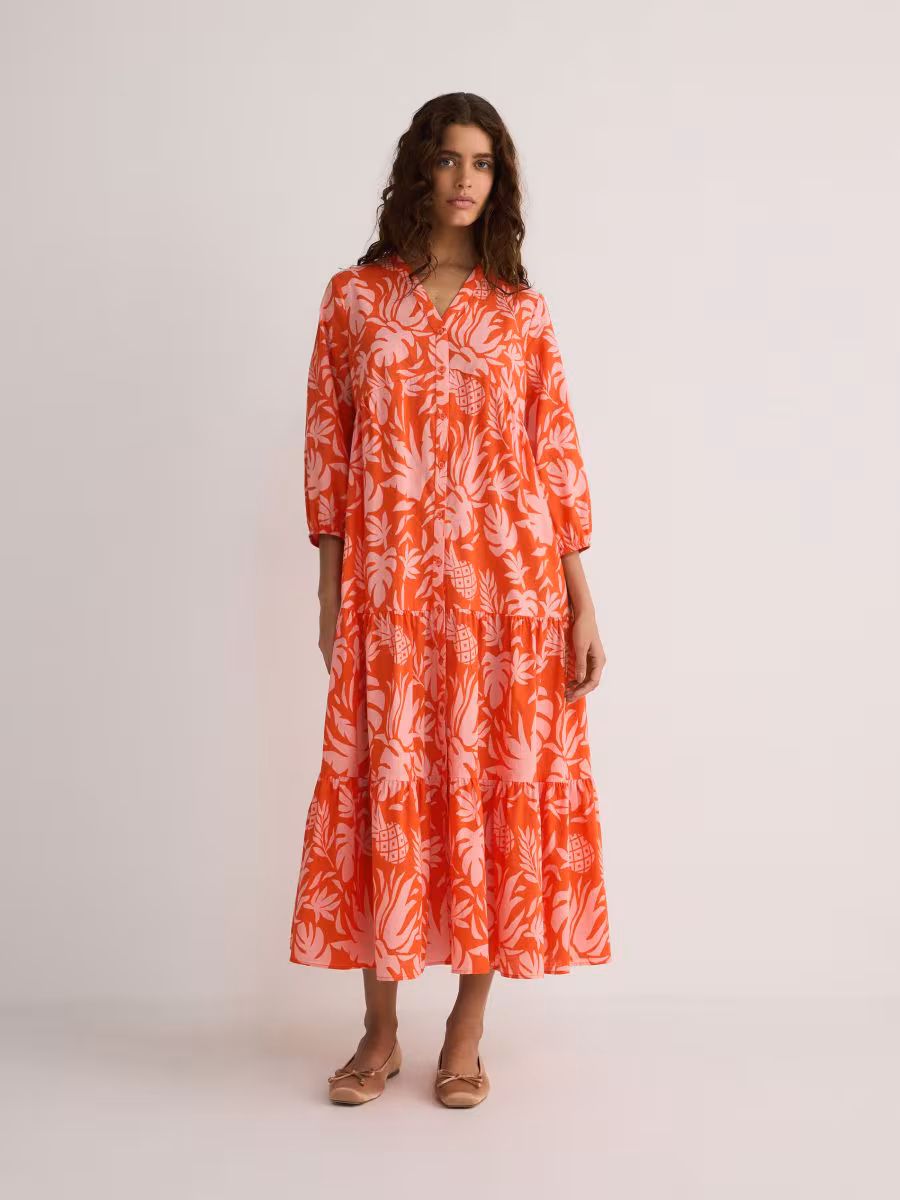 Patterned Maxi Dress