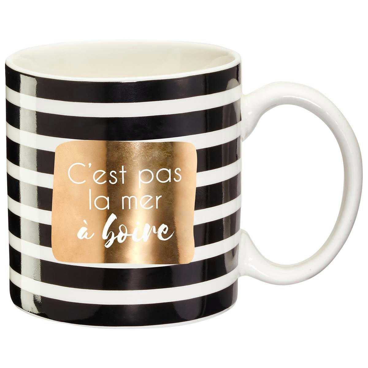 - Mug cadeau c'est pas la mer à boire