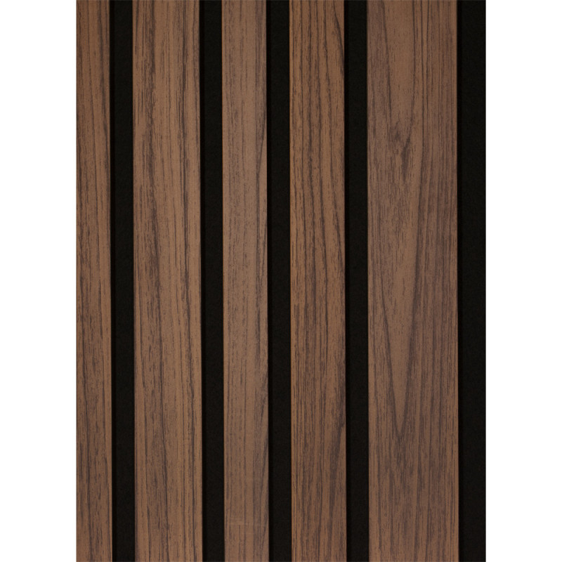 Lambris revêtu Decowall Acoustic Blend noyer 260 x 30 x 3,5 cm 2 pièces CANDO
