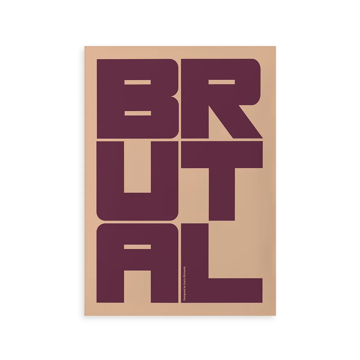 Paper Collective - Brutal Poster