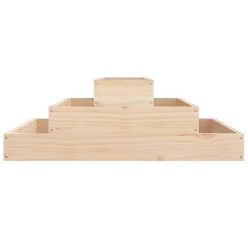 NNEVL Planter 80x80x27 cm Solid Wood Pine