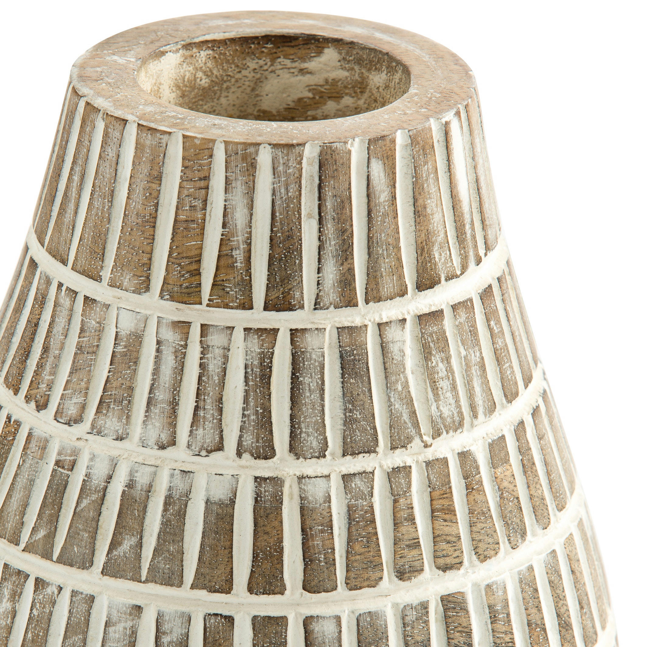 Vase décoratif en manguier H19,5 cm, Bisho